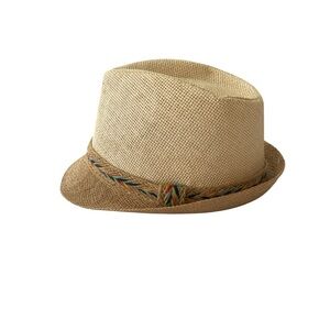 Tickled Pink Straw Paper Fedora Hat